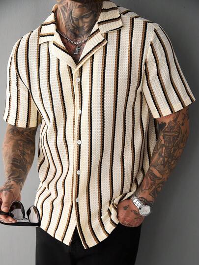 Striped Button Shirt