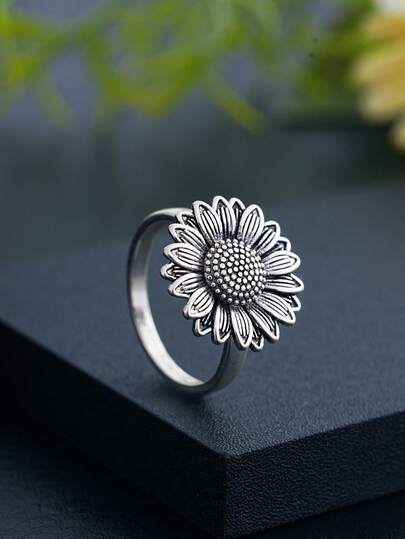 Vintage Sunflower Ring