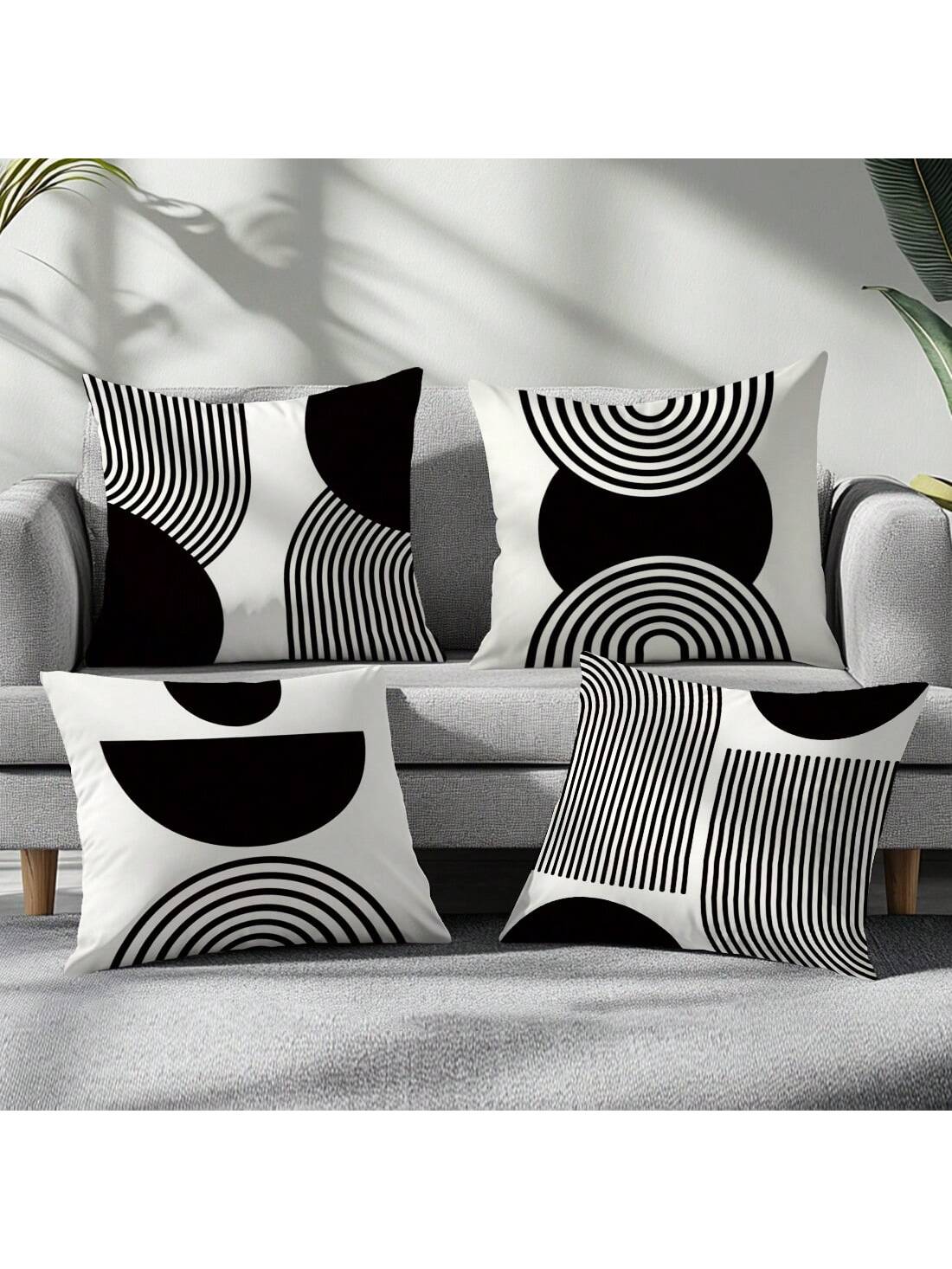 Geometric Pillow Covers