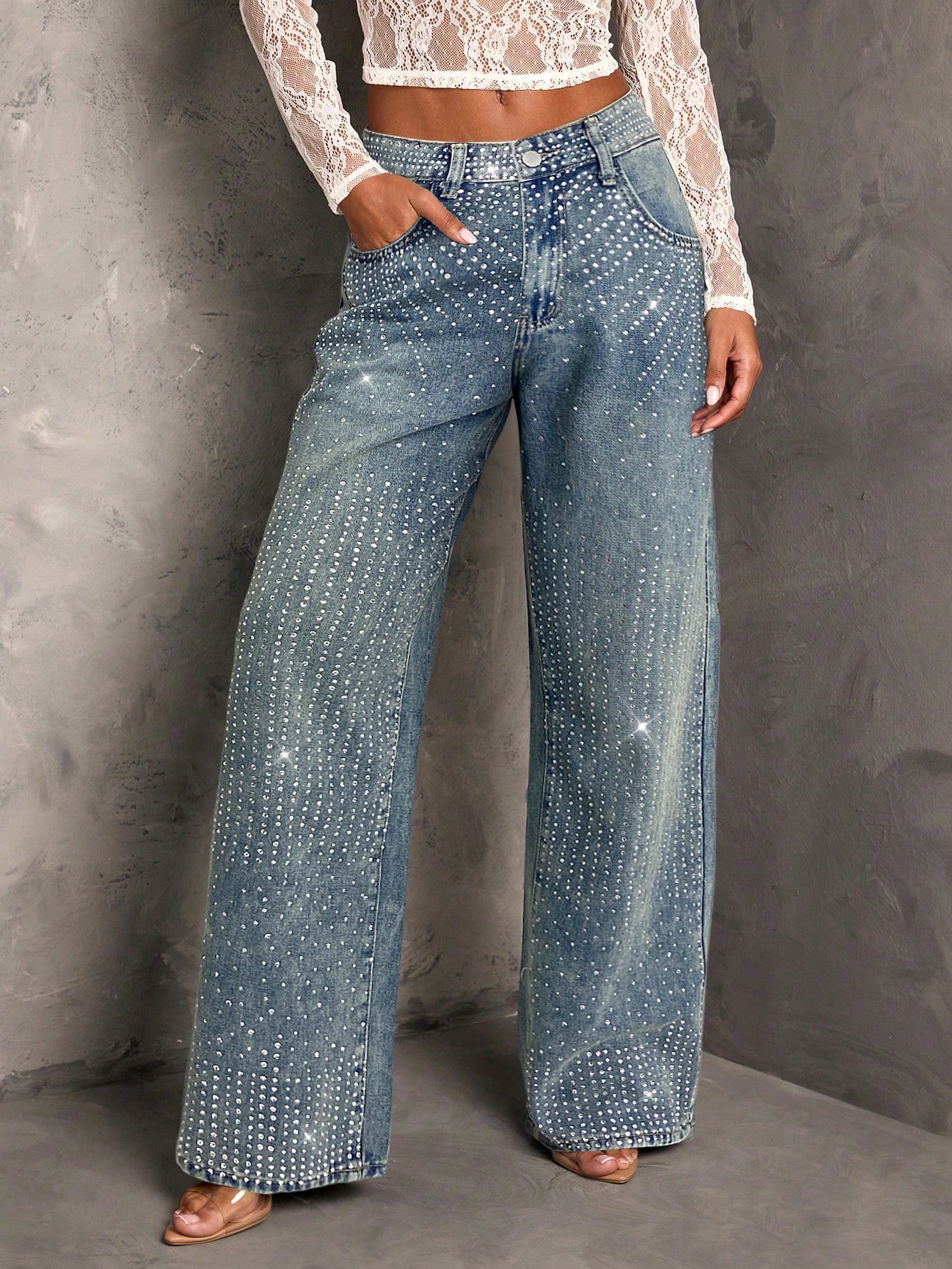 Rhinestone Jeans