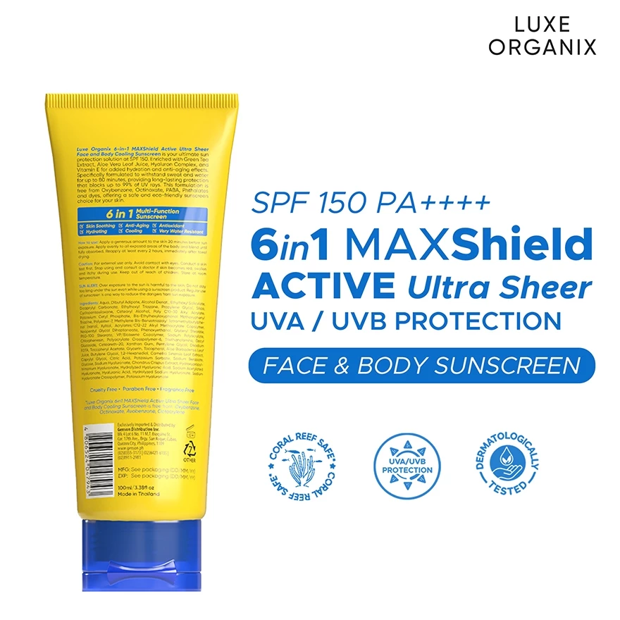 Luxe Organix Maxshield Sunscreen